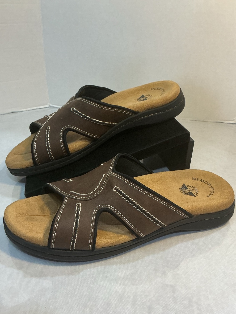 Dockers Fusion Footbed 90-29011 Brown Slide Sandals Men’s 11M